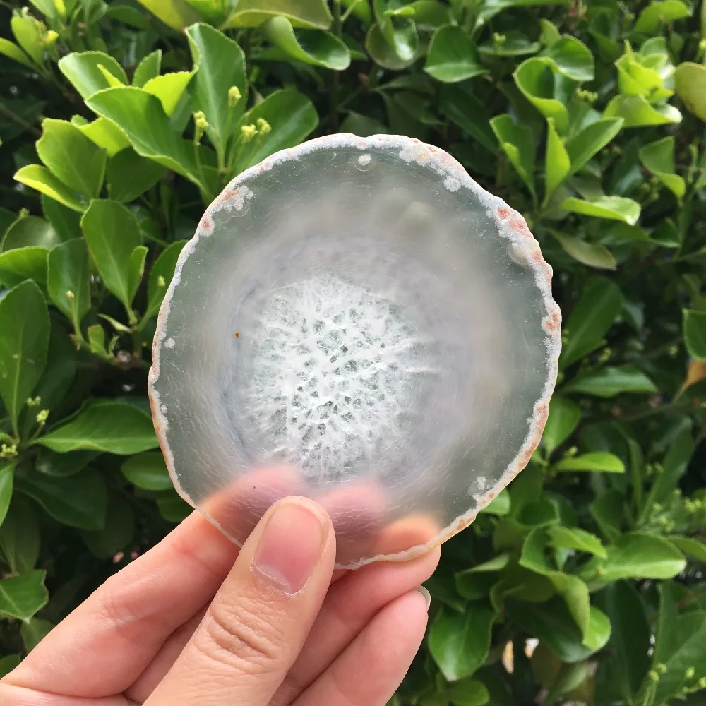 Natural Crystal Gem Stone Rough Agate Slice for  very beautiful agate specimen nature stones