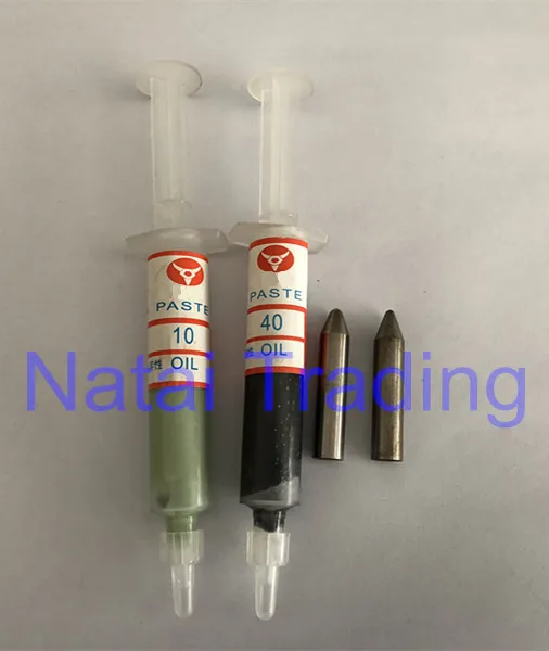 Free Shipping! Common Rail Diesel Injector Valve Grinding Tool Grinding Rod Bar and Grinding Paste Injector Repair