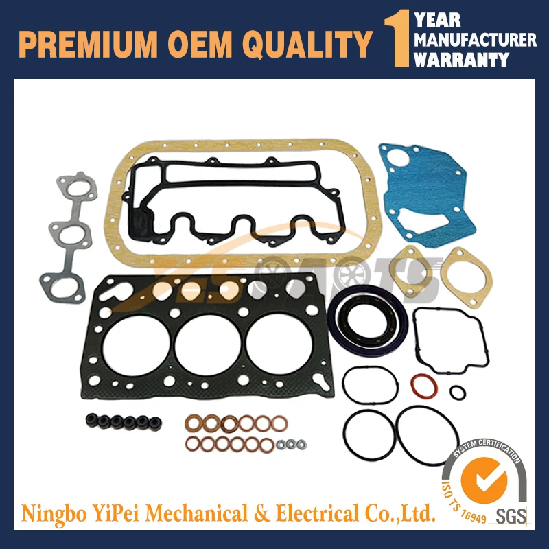 

New Full Gasket Set With Head Gasket For Hitachi ISUZU 3LB1 Mini Excavator