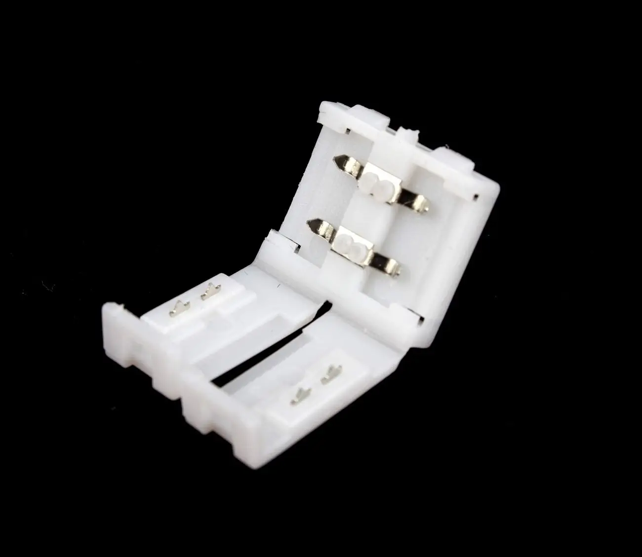 8 مللي متر 10 مللي متر 2Pin كليب موصل لوحة الدوائر المطبوعة محول ل 5050 3528 LED لون واحد قطاع GB