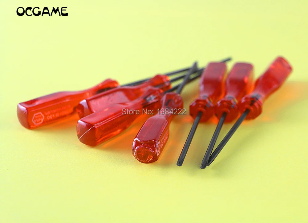 OCGAME 200pcs/lot 2.5mm Y Screwdriver Triangle Tri-Wing Screwdrivers For Wii NDS NDSL GBA SP Game Tool