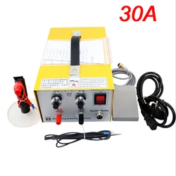 80A 30a 50a argon Pulse Spot Welder Jewelry Welding Machine Tool for Gold Silver Platinum 600W