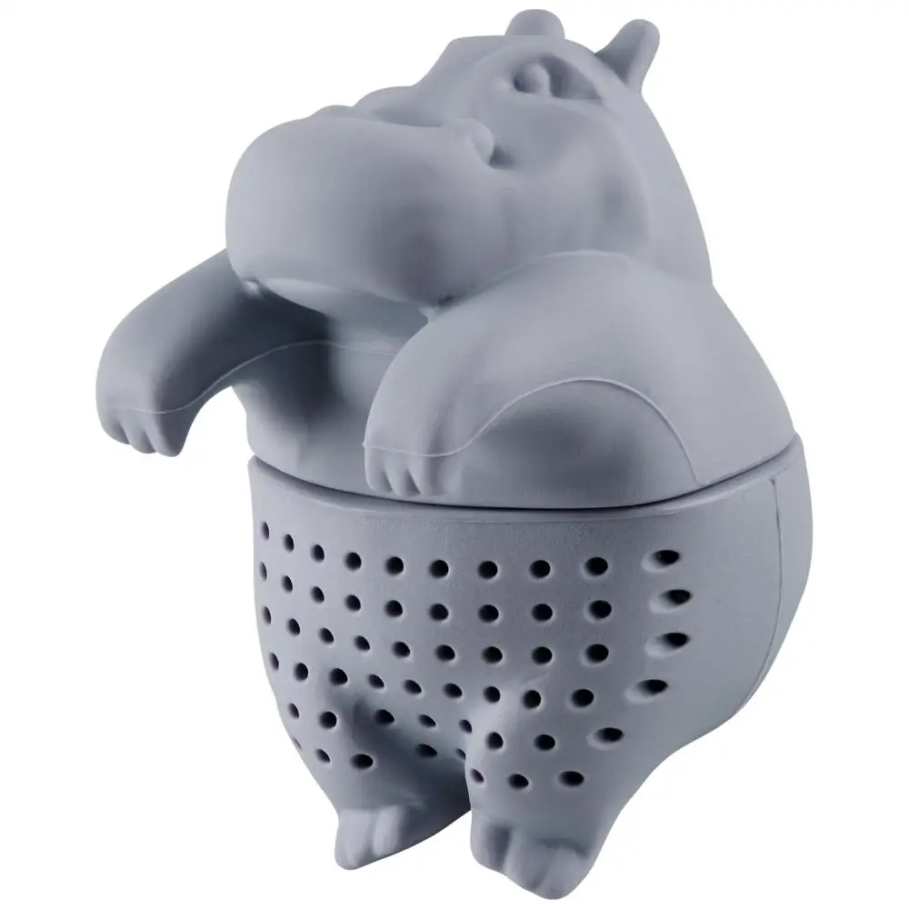 MOFUNYO Food Grade Hippo Silicone Tea Infuser Strainers Filter