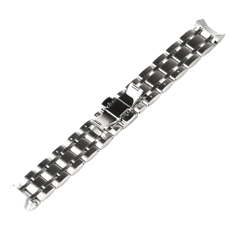 Curved End Stainless Steel Watchband for  Tissot  1853 Couturier T035  22mm 23mm 24mm Watch Band  Men\'s Strap Bracelet