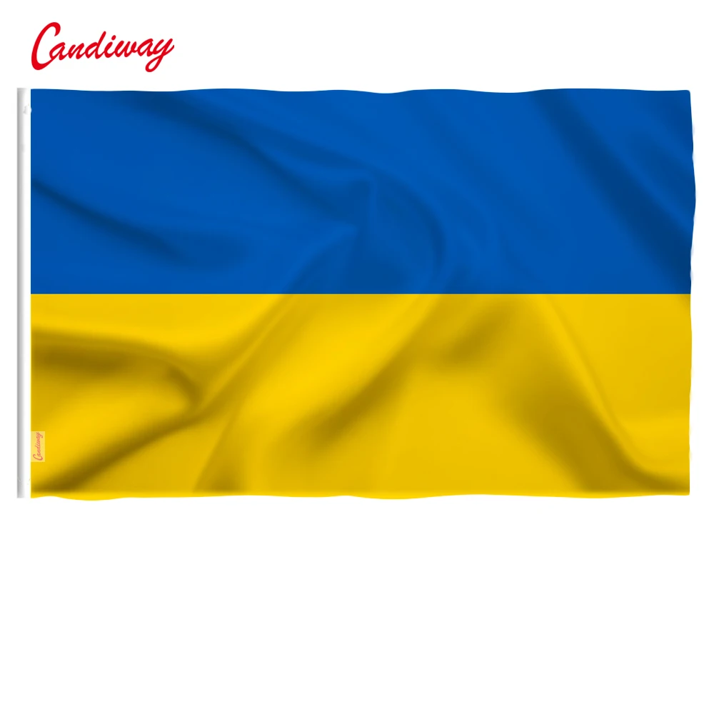 90 x 150cm Ukraine National Ukraine Flag Flying Flag No Flagpole Home Decoration flag banner NN016