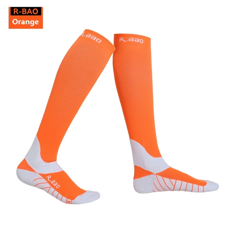 

RB7707 R-Bao Men/Women Professional Compression Running Stockings High-quality Marathon Sports Socks Quick-Dry Bicycle Socks