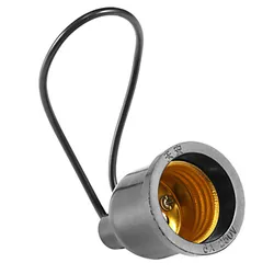 DIY Black Waterproof Soquete E27 Lamp Socket Lampholder 110v-220v Outdoor Fitting E27 Lamp Bulb Holder Base