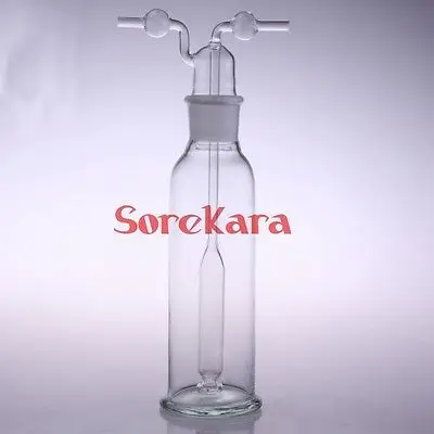 500ml Borosilicate Glass Gas Washing Bottle Multihole Glassware Chemical Instruments Lab Use