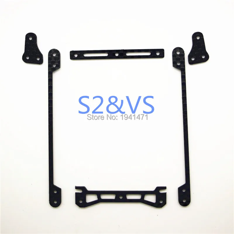 RFDTYGR   1.5mm Carbon Fiber Handing Damper for Body Slam of The S2&VS Chasis Self-made Parts  For Tamiya MINI 4WD C056 1Set/lot