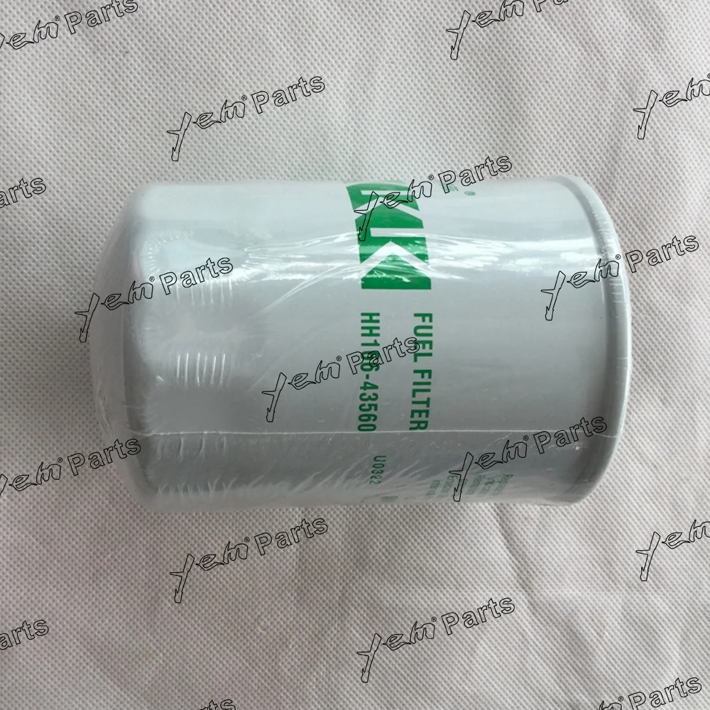 For Kubota engine parts V2203 V2403 Fuel Filter HH166-43560