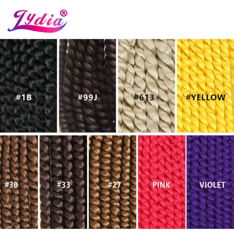 Lydia For Women Synthetic Senegalese Twist Braiding Hair Extension 18\