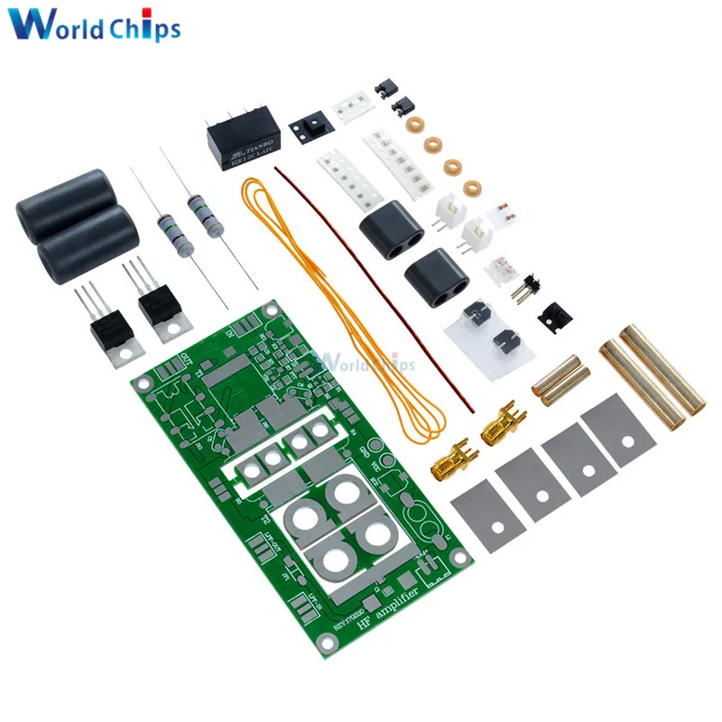 DIY Kits 70W SSB linear HF Power Amplifier For FT-817 KX3 Ham Radio 13.8V Power Supply Hot Sale