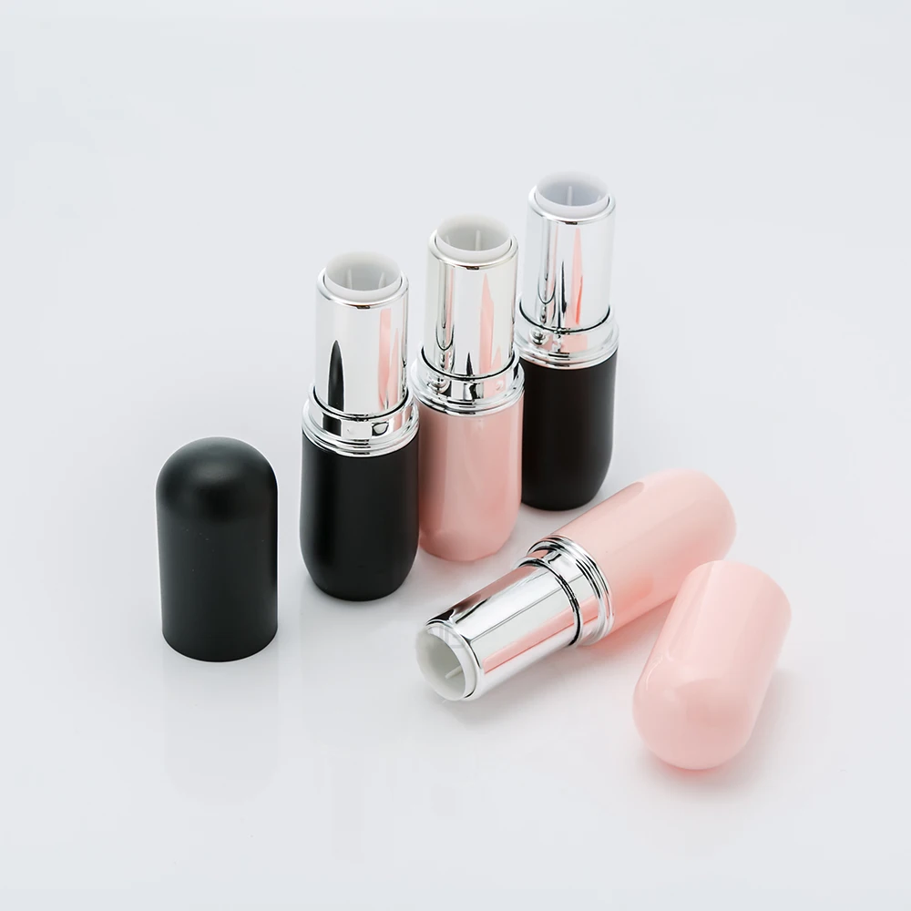 

Cosmetic Empty Lip Balm Lipstick Tubes 12.1mm DIY Round Cute Refillable Bottle Container Makeup Tools Accessories