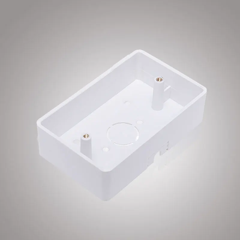 US 118mm type Junction Box Wall Mounted Box One or Two Switches socket Wire Box