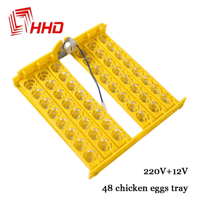 Capacity 48 Incubator Tray Accessory with Motor Turning Egg Storage Rack Duck Chicken Farming Equipment 12V 220V for YZ8-48 Wter