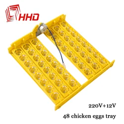 Capacity 48 Incubator Tray Accessory with Motor Turning Egg Storage Rack Duck Chicken Farming Equipment 12V 220V for YZ8-48 Wter