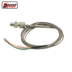 Dragon gauge Exhaust gas CarTemp sensor 2m EGT K Type Thermocouple Probe Temperature Sensors Threads Temp Sensor Gauge