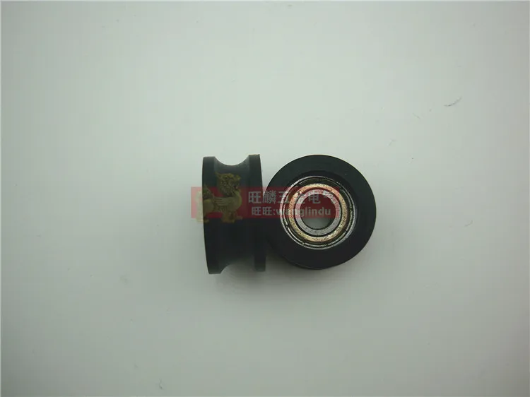 U-shaped groov pulley nylon  groove of the rubber note moving plastic doors and Windows 696zz bearing
