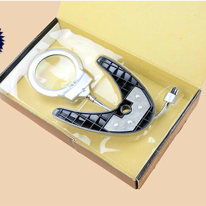 Diamond Painting Accessories,Led Magnify Glass,2x-6x magnifier Diamond embroidery Tools (no battery) WG744