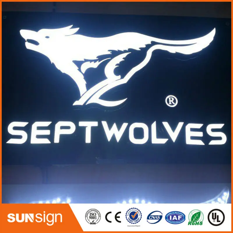 Kleine Size Letters Acryl Mini Led Frontlit Letters