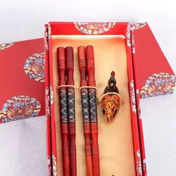wood chopsticks 2 pairs with holders Chinese characteristics China Affairs presents best gift chopsticks souvenir