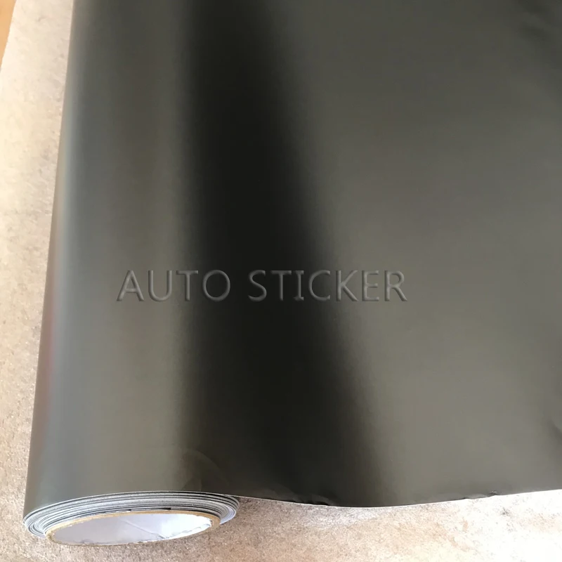 5/10/15/20M*1.52M Matte Anthracite Metallic Vinyl wrap Gunmetal matt car wrapping film covering foil with air bubble free