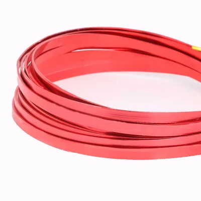 5mm Flat Aluminum Wire for DIY Necklace and Bracelets
