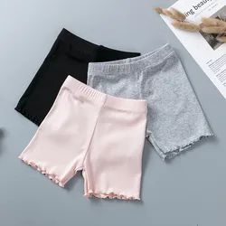 Pantalones de seguridad 100% de algodón para niñas, ropa interior de alta calidad para niños de 3 a 10 años