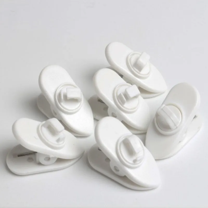 Clip de collier de câble d'écouteur, 15 pièces, support de pince à pince pour casque d'écoute, Clip de revers de fil