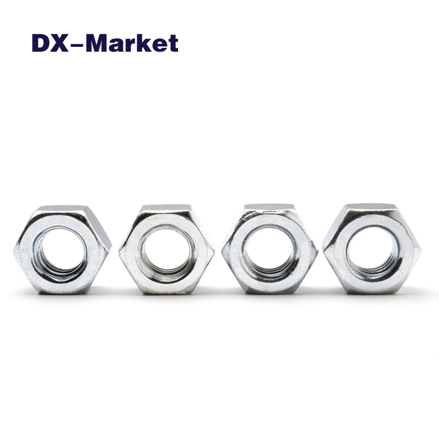 m2 m2.5 m3 m4 m5 m6 m8 m10 m12 m14 m16 m18 m20 m22 m24 , 200pcs , hexagon nuts , din934 carbon steel hex nut ,B001