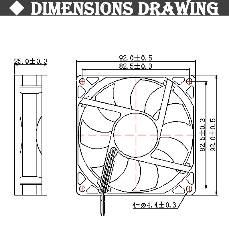 2 Chiếc Gdstime 90Mm 92Mm Quạt 92X92X25Mm 5V 12V 24V 48V 2PIN 3PIN USB Làm Mát Quạt Tản Nhiệt Cpu 9225 Tay Áo/Bi