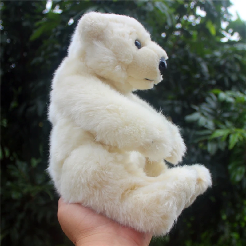 Kawaii Polar Bear Plush Toy Doll Girl Doll Animals Bear Dolls White Bear Hug Pillow Children Birthday Gift 21cm