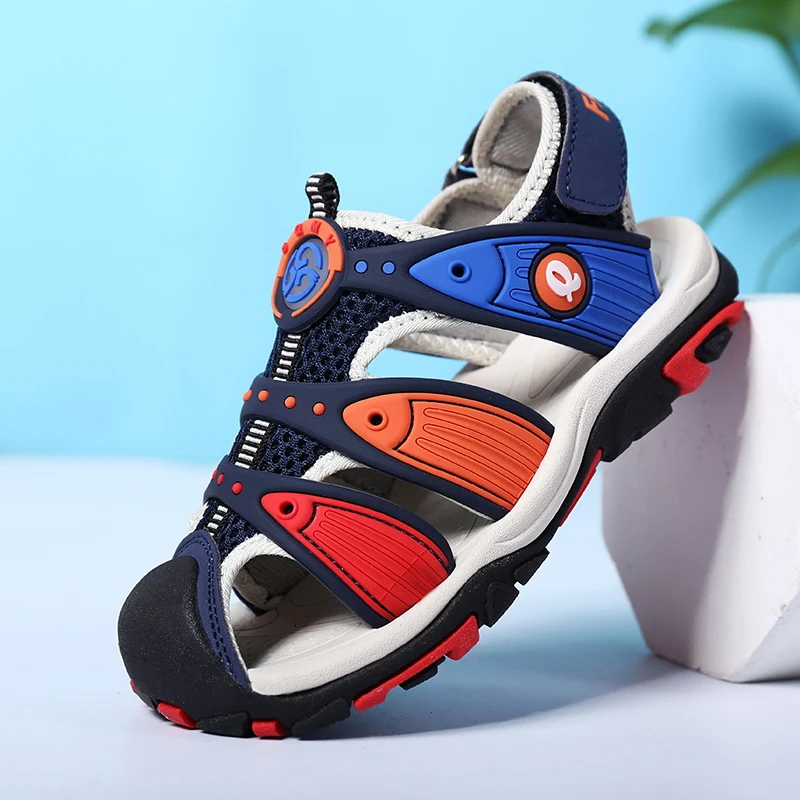 New Baby Kids Beach Shoes Children Sandals Fashion Sports Casual Soft Bottom Non-slip Boys & Girls Summer Shoes Size 27-37