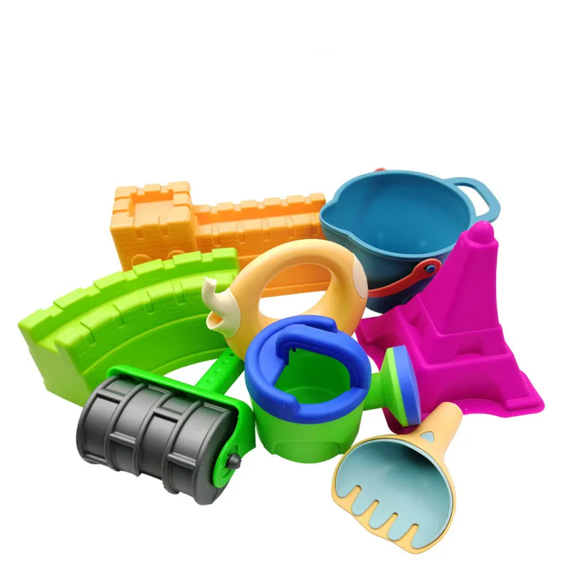 Sommer Neue Kinder Schloss Strand Mold Set Strand Spielzeug Sand Sandstrand Sand Spielen Werkzeug Spaten Schaufel Rechen Eimer Outdoor Sport Geschenk