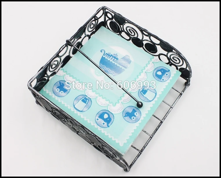 [RainLoong] Blue Paper Napkin Festive & Para Festas Tissue Decoration Guardanapo 33cm*33cm 1 pack (20pcs/pack)