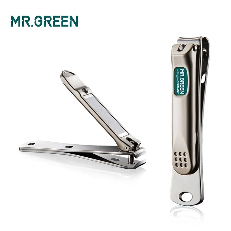 MR.GREEN stainless steel nail clippers trimmer pedicure care nail clippers professional fish scale nail file nail clipper tools