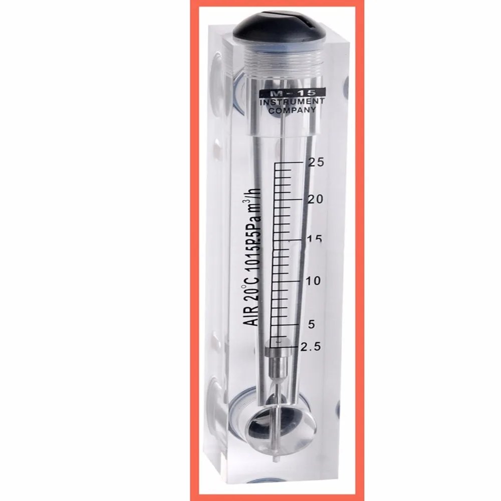 

without control valve LZM-15(2.5-25m3/h)panel type flowmeter(flow meter)lzm15 panel/Oxygen flowmeters Tools Analysis Measurement