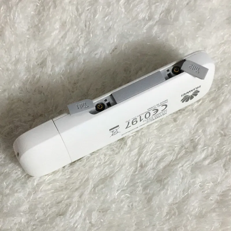 مقفلة هواوي E3372 E3372h-607 + 2 قطعة هوائي 4G LTE 150Mbps مودم USB 4G LTE USB دونغل USB عصا Datacard PK K5150، MF823