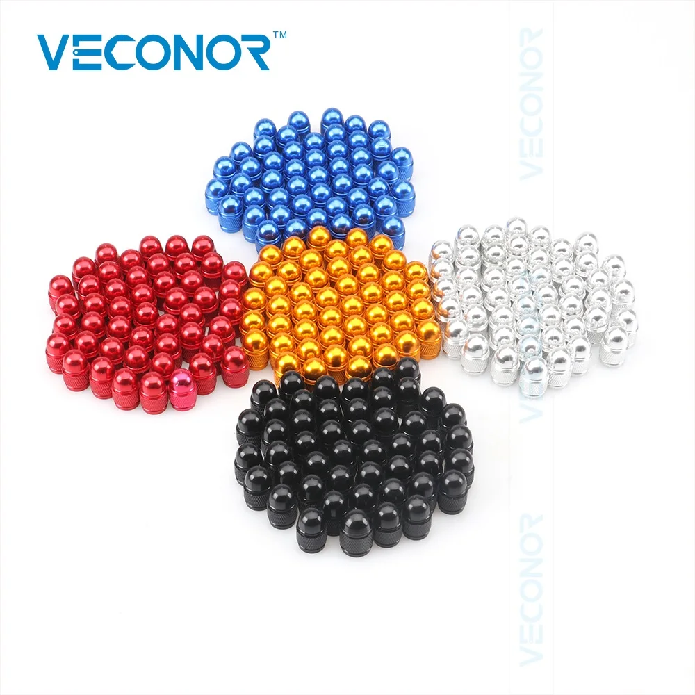 240PCS Multi Colors Aluminum Auto Car Tyre Valve Caps Motorcycle Bicycle Wheel