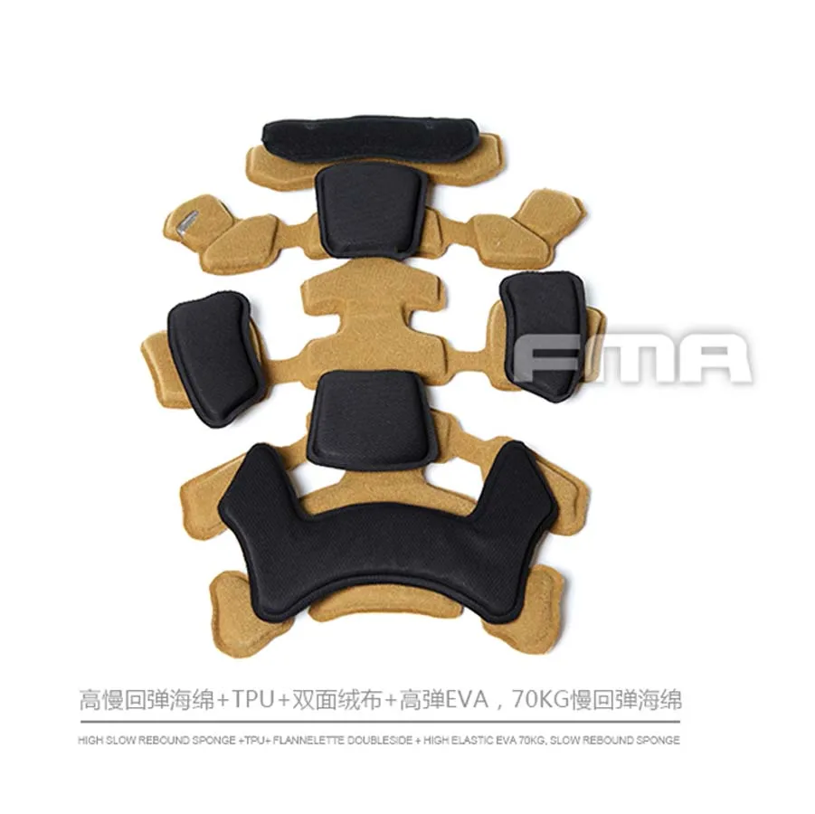 

FMA Tactical Hunting New MT Helmet Protected Pads Memory Sponge Pad (Upgrade Version)