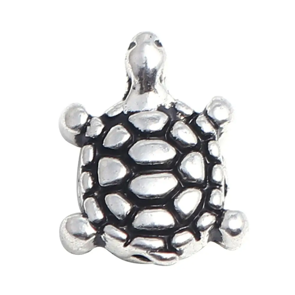 Doreenbeads Zinc Alloy Ocean Jewelry Beads Shell Turtle Sea Snail Horse Silver Color Color Gold Color Jewelry Making image 5