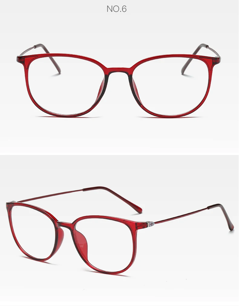 2024TR90 Brillen Rahmen Frauen Gläser Männer Gläser Rahmen Transparent Klare Linse Optische Brillen Oculos De Grau Feminino – Detail 10