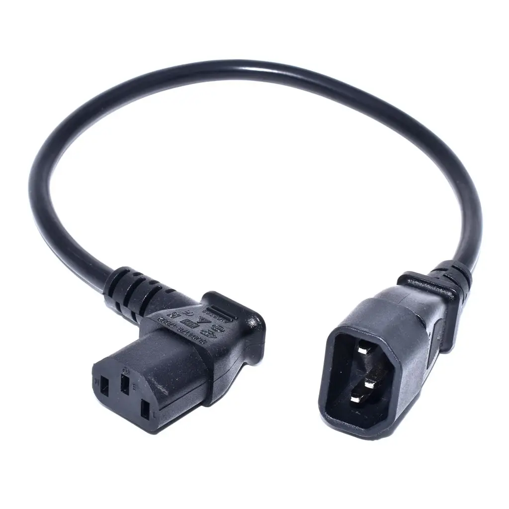 IEC 320 C13 Female to C14 Male PDU Angle Power Cables,IEC C13 angle adapter,Power cord angle adapter
