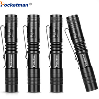 1/4 PCS Super Small Mini LED Flashlight Set Handheld Pen Light linterna Pocket Torch with High Lumens for Camping, Fishing