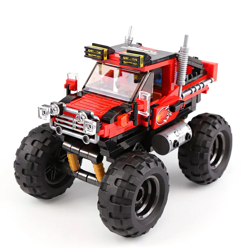 

The Offroad high-tech XingBao 03025 Vehicle Super Big Foot Car Truck Building Blocks Bricks Toys with Figure Car