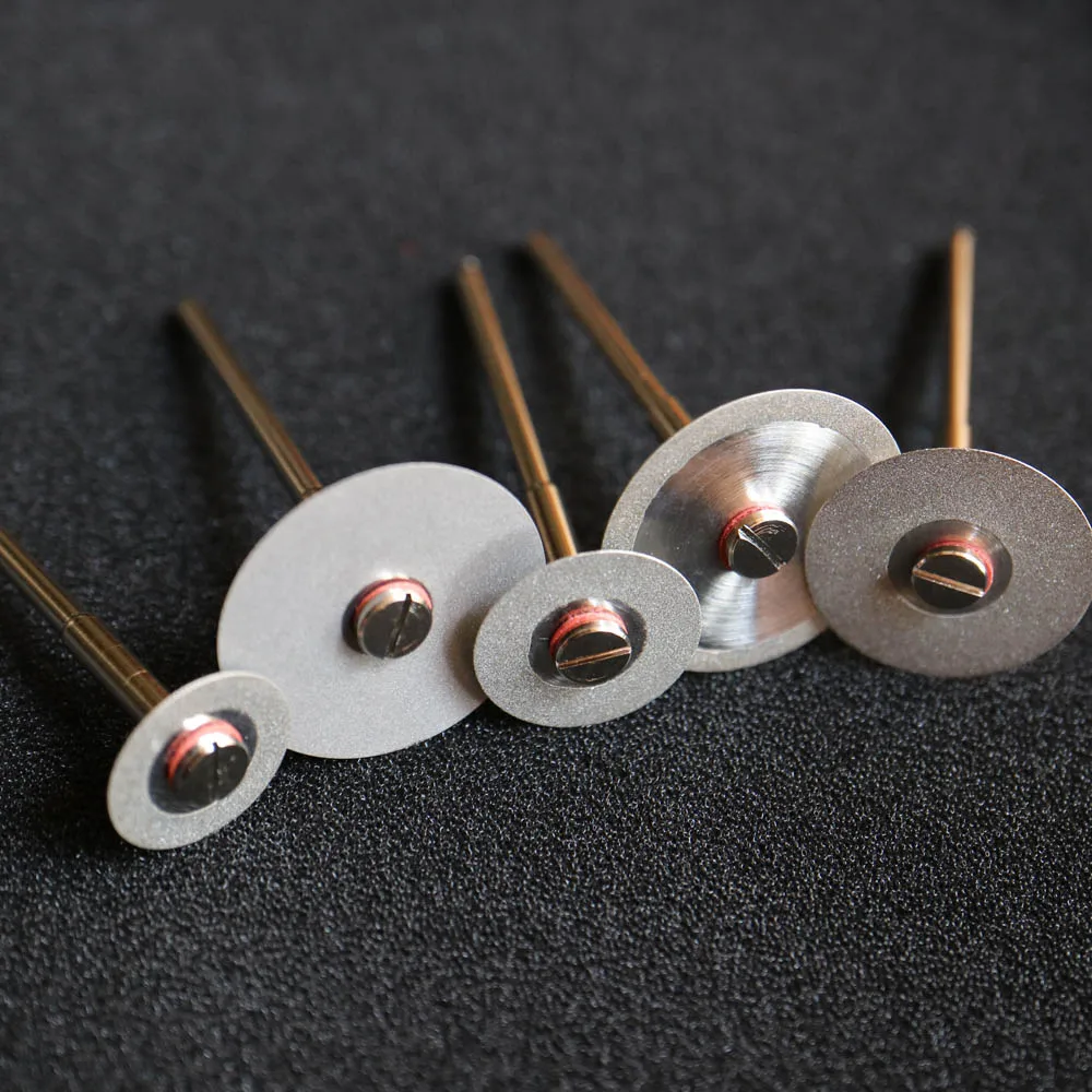 Dental Ultradünne 0,15mm Doppelseitige Diamant-Trennscheibe zum Trennen und Polieren von Keramikkronen, Gips oder Jade – Detail 1