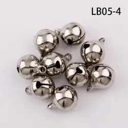 Silver Gold Nickel Copper Jingle Bells Pendants Hanging Christmas Ornaments Christmas Decorations Party DIY Crafts Accessories