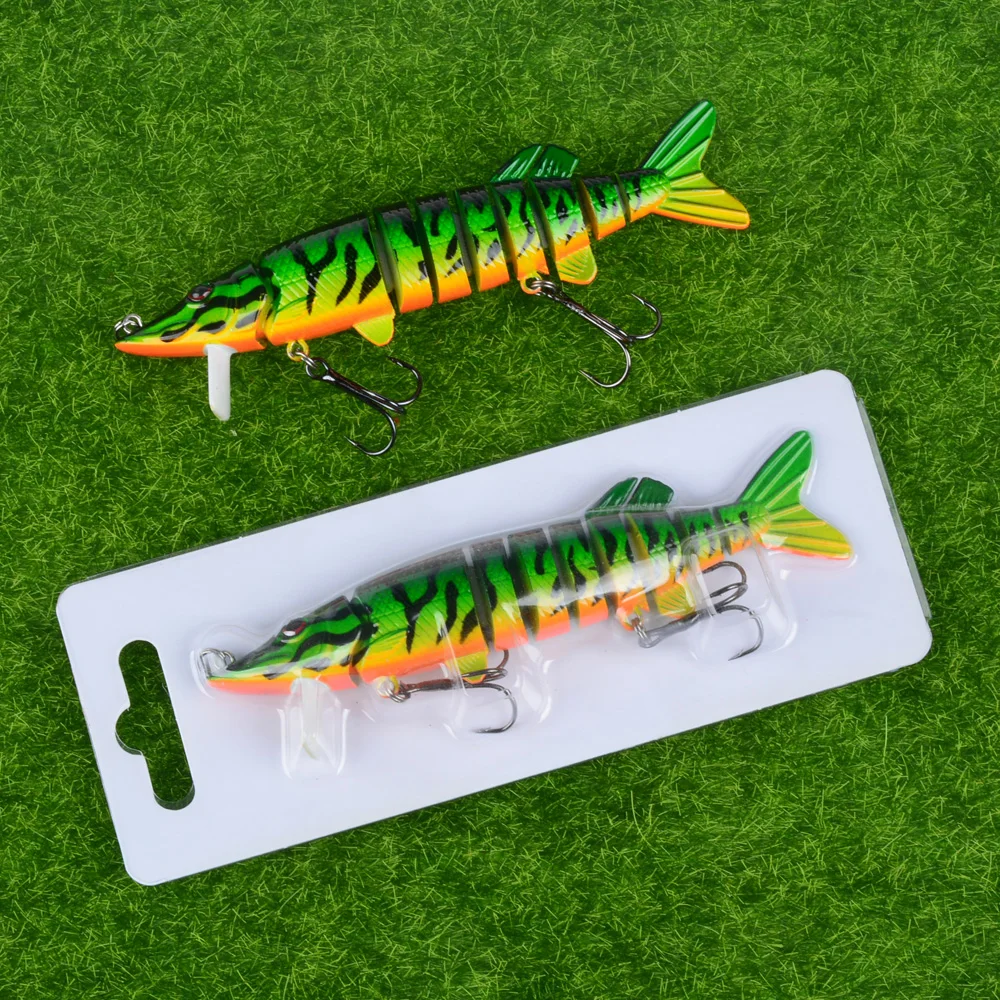 2018 New Arrival 10 Different Colors Pike Baits 12.5cm 20g Swimbaits Deep Diving Fishing Lures Hard Lure Wobblers