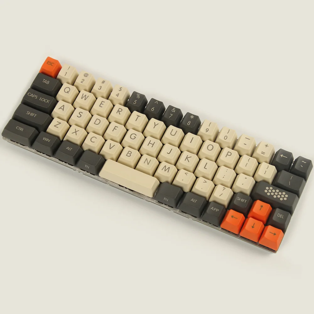 YMDK Carbon White blue Black Red Minila Keyset Thick PBT OEM Profile Keycaps For Filco Minila YD60M