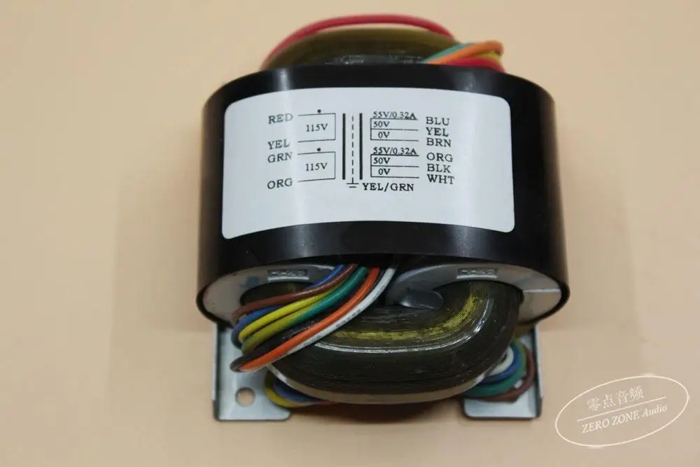 ZEROZONE 40VA R-type Transformer 40W 115/230V 0-50-55V 0-50V-55V  Transformer For AMP / DAC